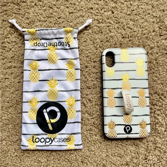 iPhone X/Xs - Loopy Original, Pineapple/Matte Edition/Righty - Picture 2 of 7